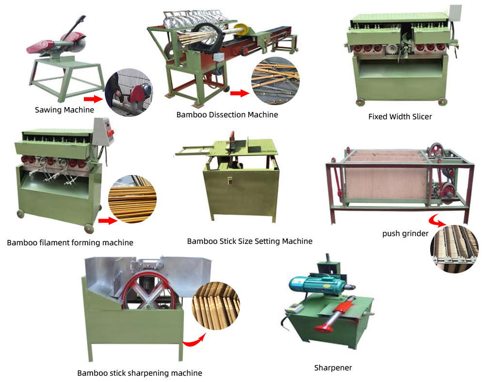 Bamboo Stick Production Line