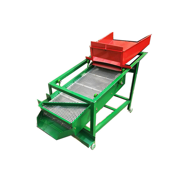 Grain screening machine