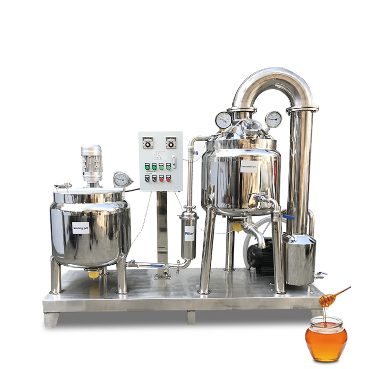 Honey concentrate machine