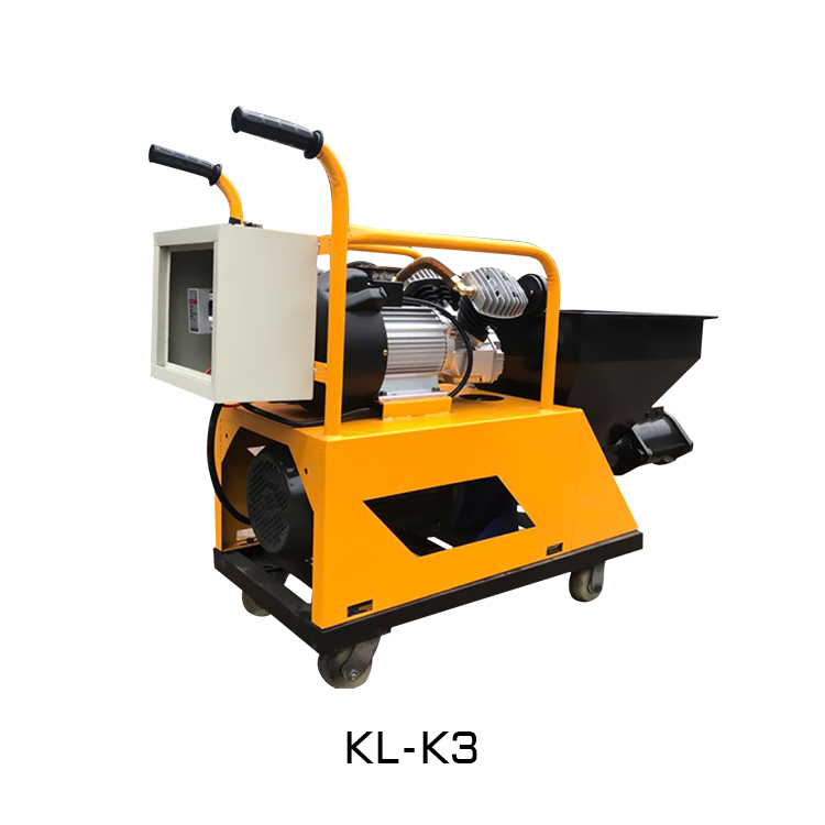 Mortar spraying machine